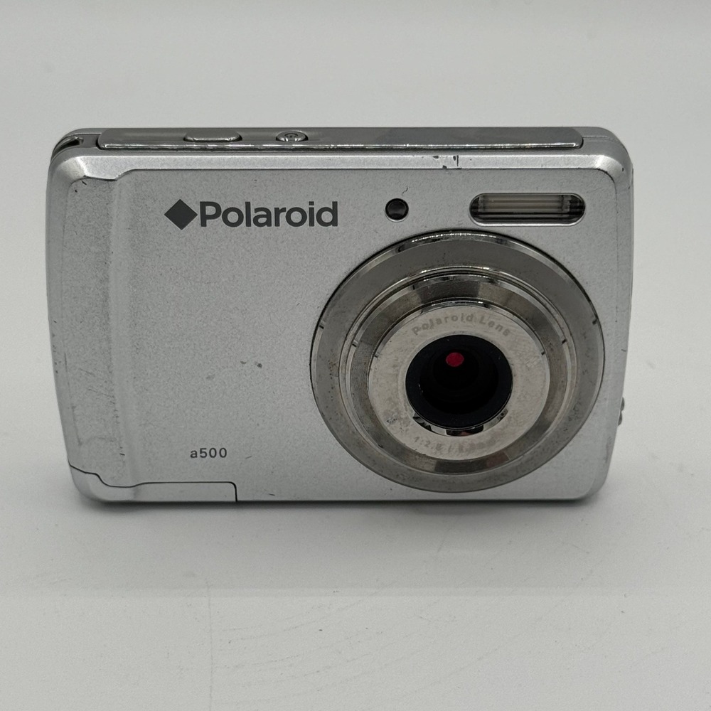 Polaroid a500 Digital Camera Silver 5.0MP Compact Point and Shoot with 16GB SD